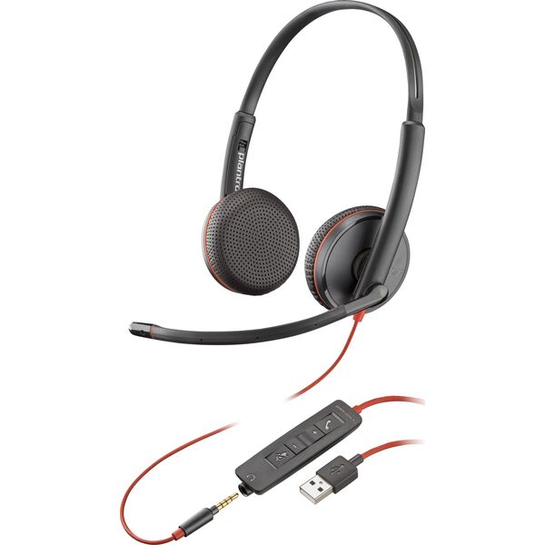 POLY Zestaw słuchawkowy Blackwire 3225 Stereo USB-A