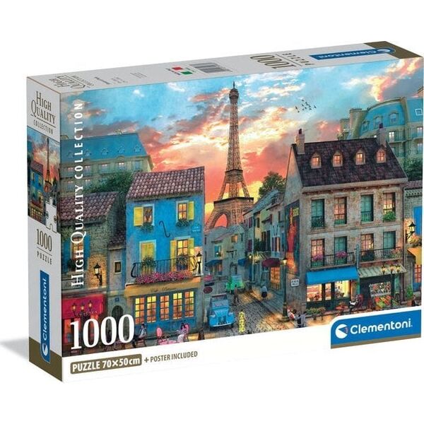 CLE puzzle 1000 Compact HimejiStreetsOfParis 39983