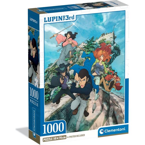 CLE puzzle 1000 Compact Lupin III 37068