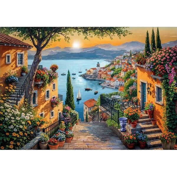 CLE puzzle 1500 Compact Steps to the Harbor 31729