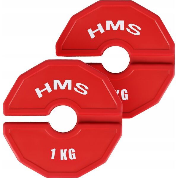 TSN100 TALERZ NA SPRZĘT DO TRENINGU SIŁOWEGO I FITNESS TYPU NAKŁADKA 2 x 1 KG HMS