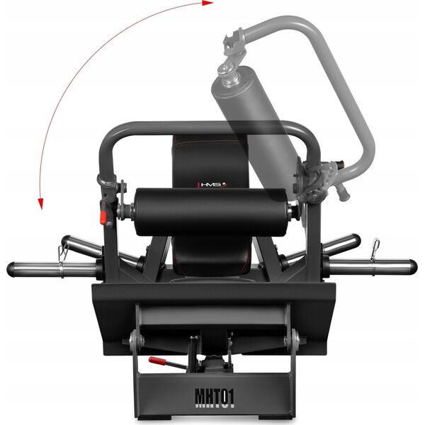 MHT01 MASZYNA DO ĆWICZEŃ MIĘŚNI POŚLADKÓW HIP THRUST Z WOLNYM CIĘŻAREM COMMERCIAL HMS