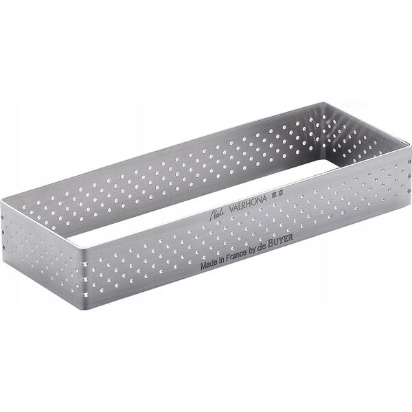 Rant prostokątny perforowany 25x8 cm