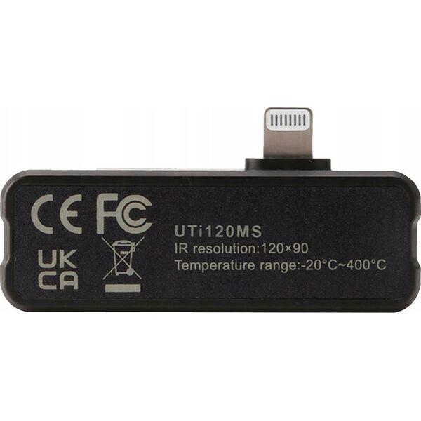 Termokamera 120x90,  -20~400,  50o*38o,  25Hz| iOS,UNI-T