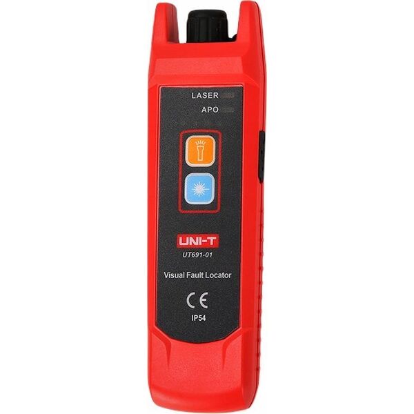 Optinio kabelio testeris, lazeris 650+/-20nm  ?1mW| 2-3km, 3.7V 1050mAh, IP54, UNI-T
