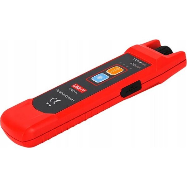 Optinio kabelio testeris, lazeris 650+/-20nm  ?1mW| 2-3km, 3.7V 1050mAh, IP54, UNI-T