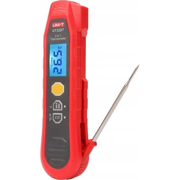 Daugiafukcis termometras IR 40-300degC| -40-300degC | IP54, Max/Min/Skirtumas/matavimo rakinimasl UNI-T