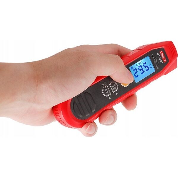 Daugiafukcis termometras IR 40-300degC| -40-300degC | IP54, Max/Min/Skirtumas/matavimo rakinimasl UNI-T
