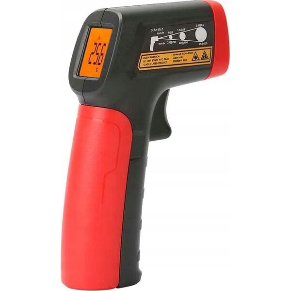 Infraraudonuju spinduliu termometras -20degC iki 400degC UT300A+ UNI-T