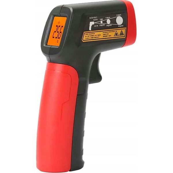 Infraraudonuju spinduliu termometras -20degC iki 400degC UT300A+ UNI-T