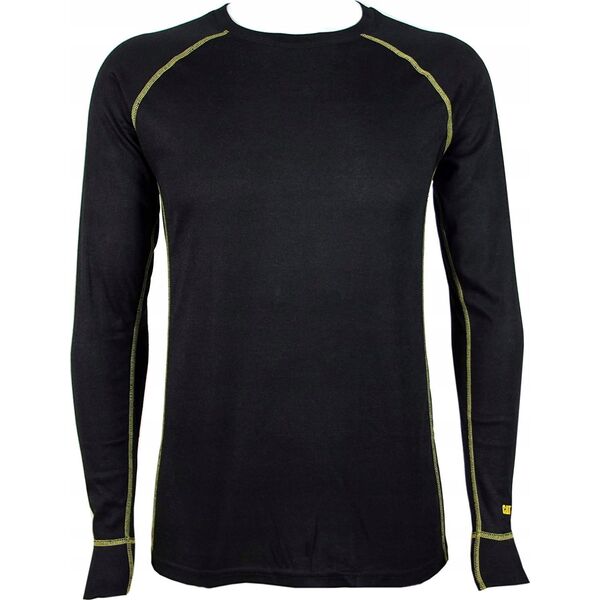 Men's thermal shirt CAT, insulated, black, size XL