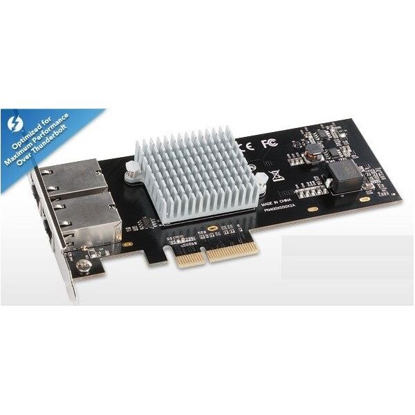 Karta sieciowa Sonnet Presto 10GBASE-T Ethernet 2-Port PCIe Card [Thunderbolt compatible] *New