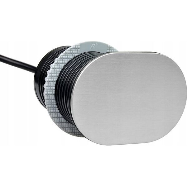 Ilgiklis montuojamas balde 1x Schuko, 1xUSB (krovimui 5V 2.4A) 1.9m slifuoto plieno Design Light