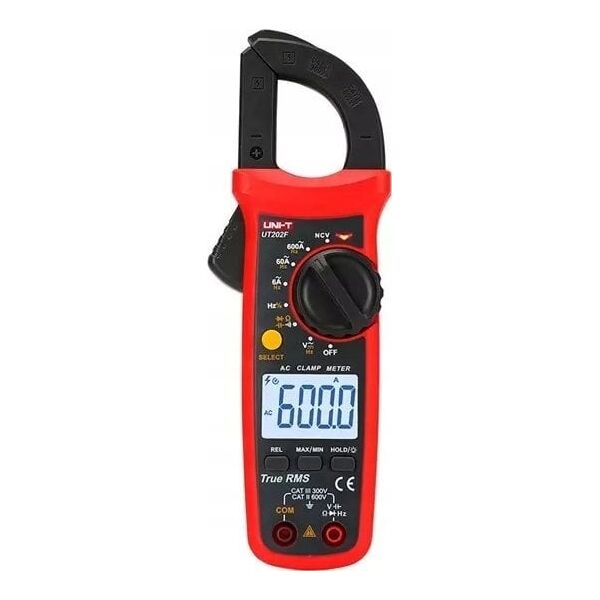 Sroves matavimo reples UT202F,TRMS, NCV, 28mm, 600A, 600V AC/DC, su daznio ir talpos matavimu