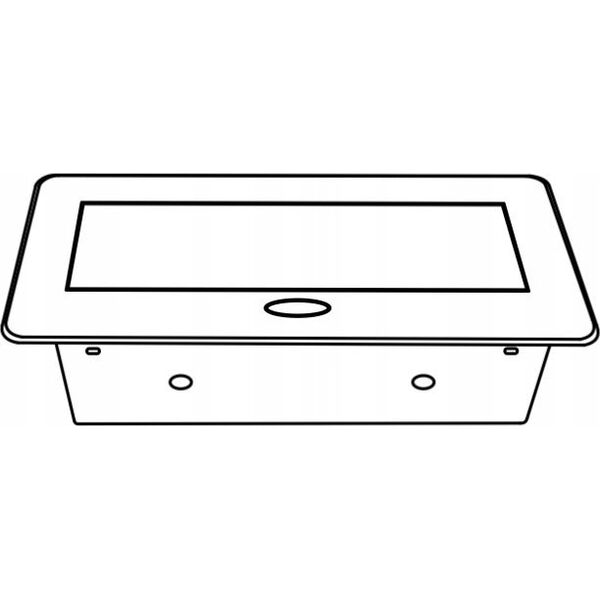 Ilgiklis montuojamas balde KOMBI BOX, 2x Schuko, 1x USB, 1x USB-C, su pilku remeliu, 3m laidas