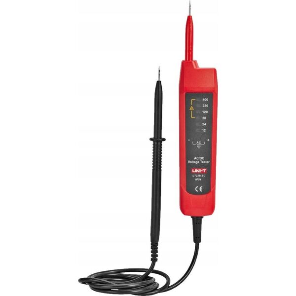 Itampos testeris,  auto  AC/DC, CAT III 400V, 6V-400V, IP54, UNI-T