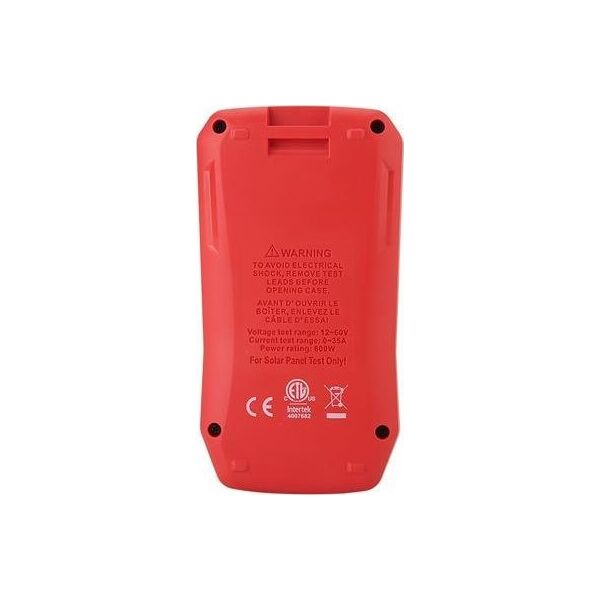 MPPT testeris, 5-800W, 0-35A,  12-60VDC, rankinis/auto rezimas, UNI-T