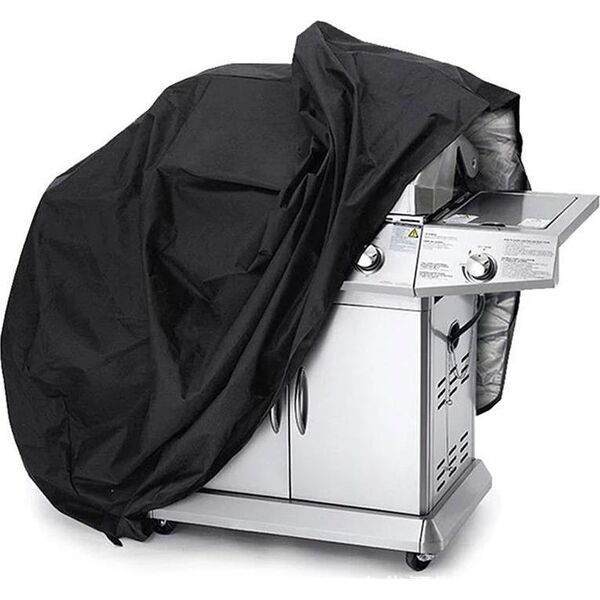 Hurtel Wodoodporny pokrowiec na grilla plandeka osłona XXL 190 cm x 71 cm x 117 cm czarny