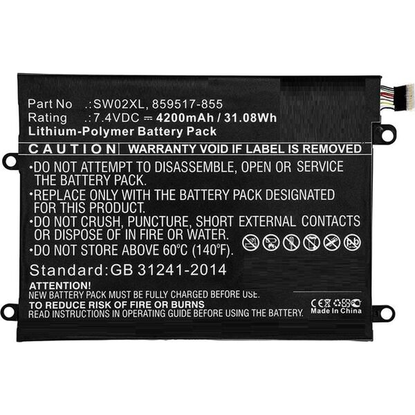 Bateria CoreParts Laptop Battery for HP