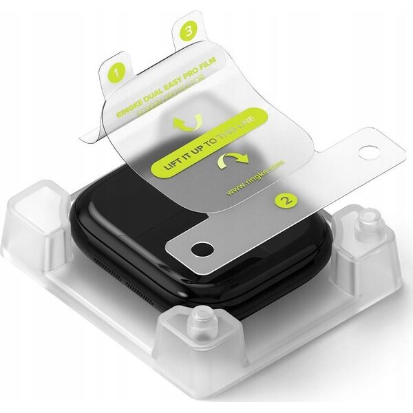 FOLIA OCHRONNA RINGKE DUAL EASY PRO 2-PACK APPLE WATCH 10 (42 MM) CLEAR