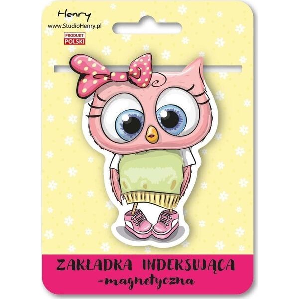 Zakładka magnetyczna - Sowa young