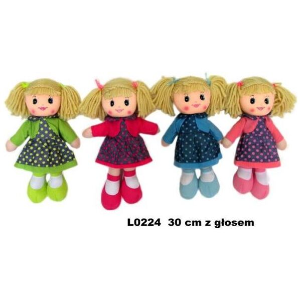 Sun-Day Lalka szmacianka z głosem, 30 cm (L0224)