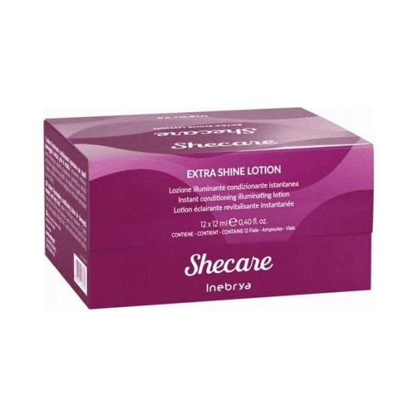 Inebrya INEBRYA_Shecare Extra Shine Lotion intensywna kuracja do włosów zniszczonych zabiegami chemicznymi 12x12ml