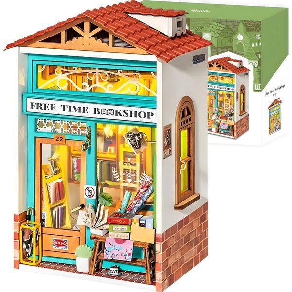 Robotime ROBOTIME Składany Drewniany Model Puzzle 3D - Księgarnia