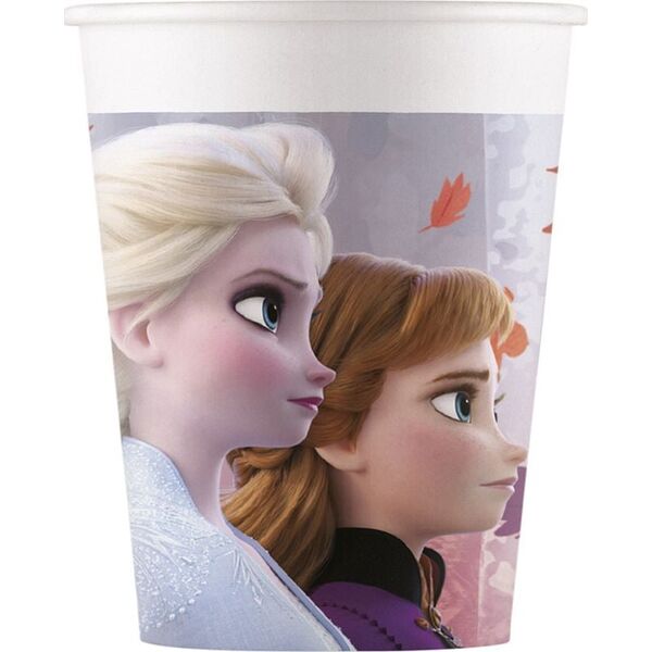 PROCOS Kubeczki papierowe Kraina Lodu, Frozen 2, 200ml, 8 szt. (WM)