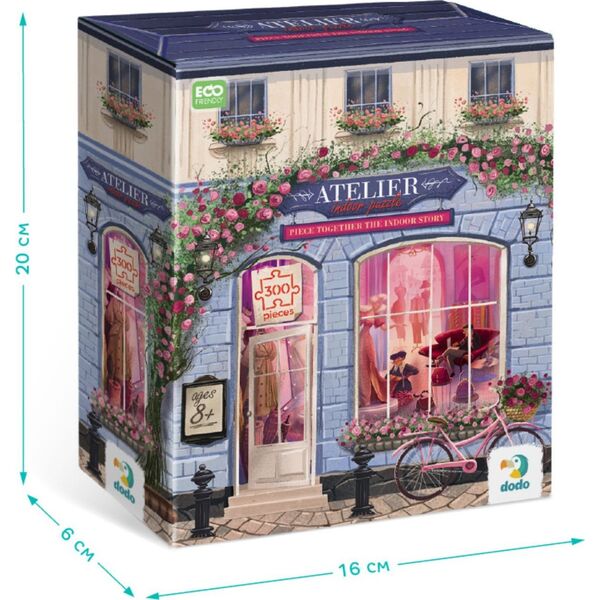 Dodo Puzzle "Atelier" 300 Elementów Układanka Zestaw Dla Dzieci I Dorosłych