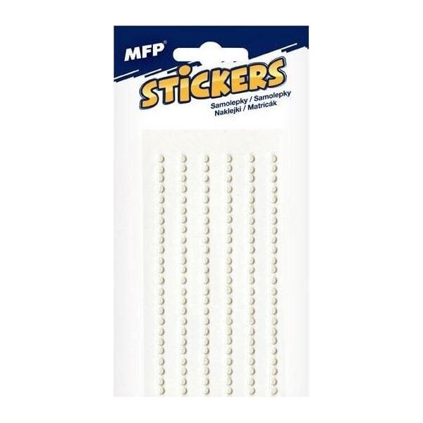 MFP χάρτινα αυτοκόλλητα πέρλες 3mm 1102PE 1032383 14387118 8595724402411