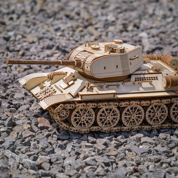 Little-Story Little Story Drewniane Puzzle Model 3D - Czołg T-34-85