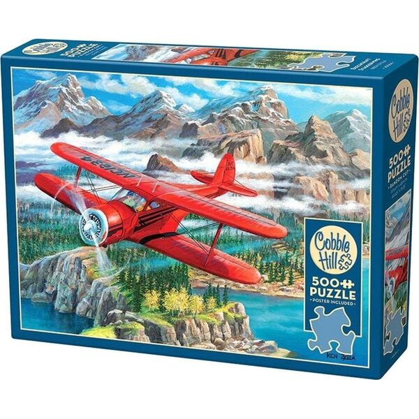 Puzzle 500 Dwupłatowiec Beechcraft Staggerwing G3