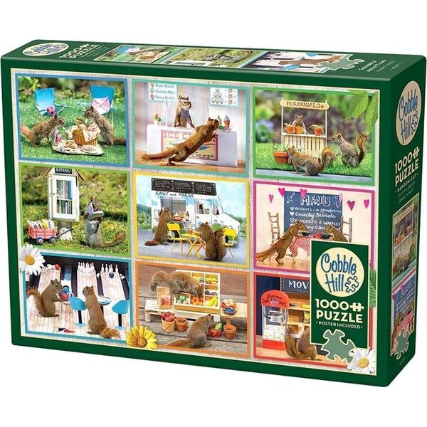 Puzzle 1000 Wiewiórki w wielkim mieście G3