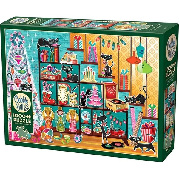Puzzle 1000 Święta oczami kota G3