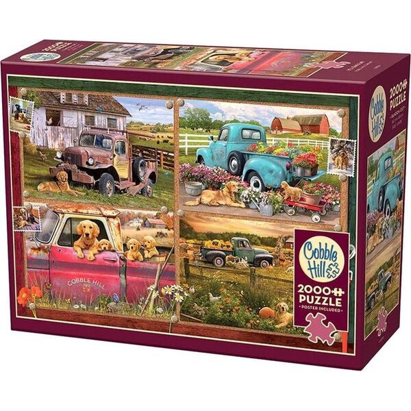 Puzzle 2000 Pieskie życie G3