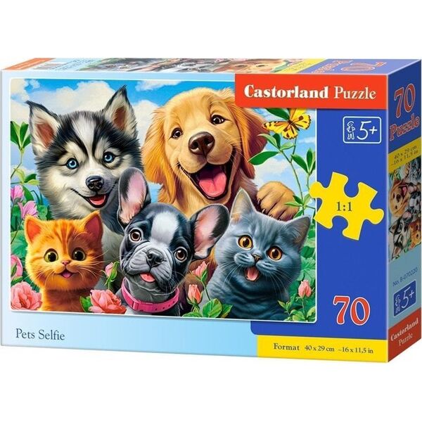 Puzzle 70 Pets Selfie CASTOR