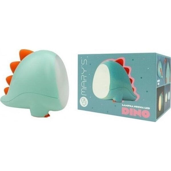 Lampka nocna LED dino zielony