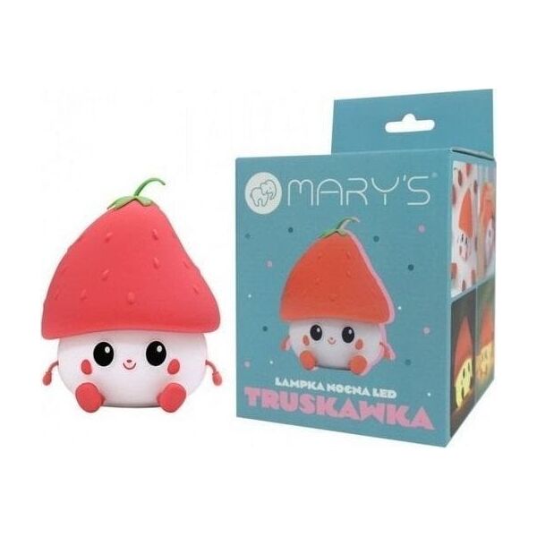Lampka nocna LED truskawka