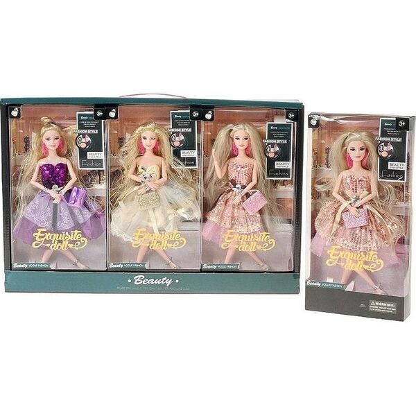 Lalka 28cm w sukni balowej MIX