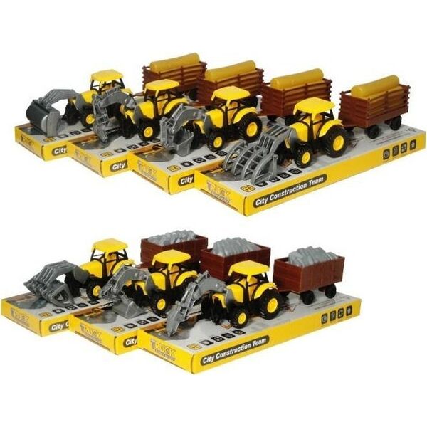Traktor z przyczepą MIX