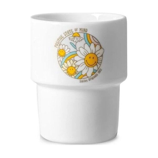 Kubek porcelanowy Smiley - Kwiaty