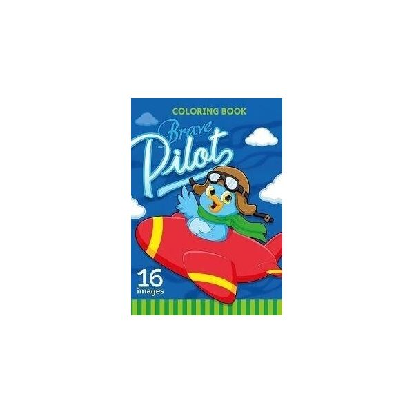 Kolorowanka A5 16 obrazków Dzielny pilot