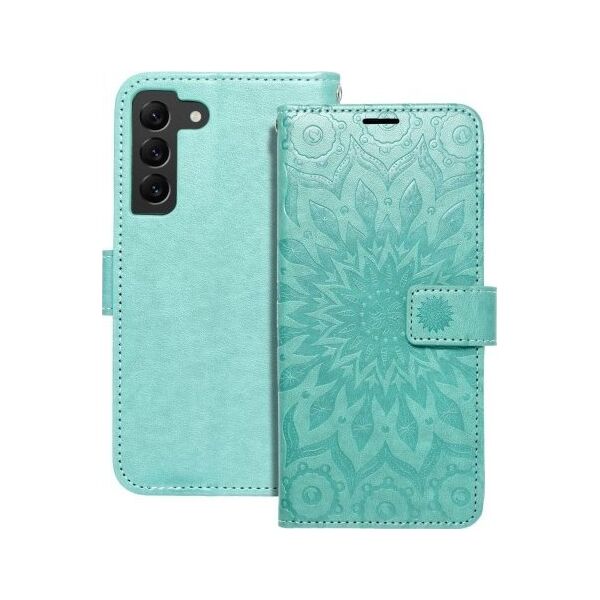 ForCell Kabura Forcell MEZZO Book do SAMSUNG S22 mandala zielony