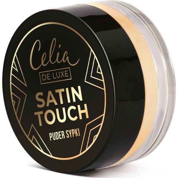 Celia Celia De Luxe Puder sypki Satin Touch nr 10 Transparentny Matt 10g