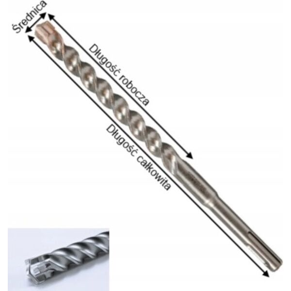 Wiertło Makita MAKITA WIERTŁO SDS NEMESIS"2"  12*310mm