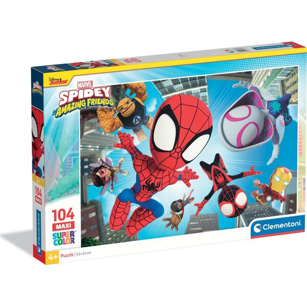 CLE puzzle 104 maxi SuperKolor Spidey_Frien.23777