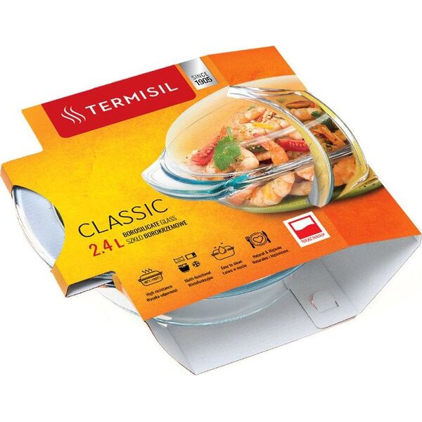 Termisil Naczynie żaroodporne Termisil okrągłe 2,4 l