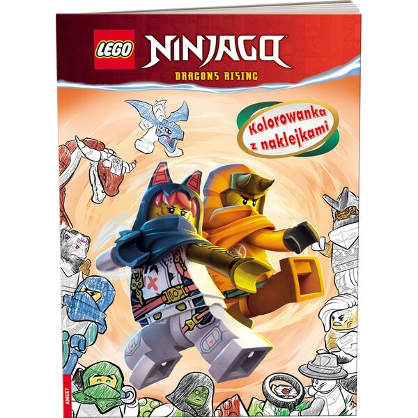 Ameet LEGO NA6706 NINJAGO KOLOROWANKA Z NAKLEJKAMI