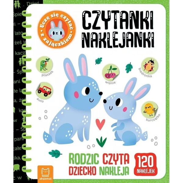 Aksjomat Czytanki-naklejanki Uczę się czytać z zającz.39402